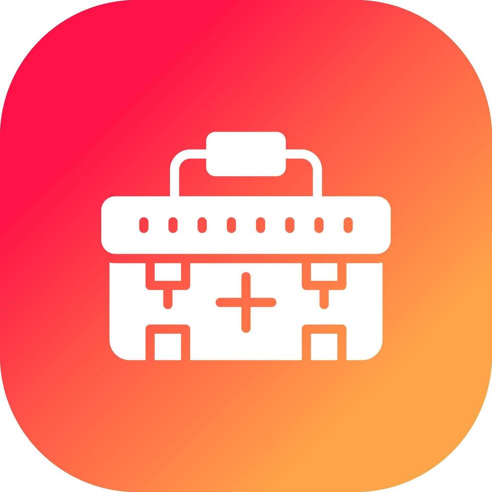 First Aid Kit Creative Icon Design vector