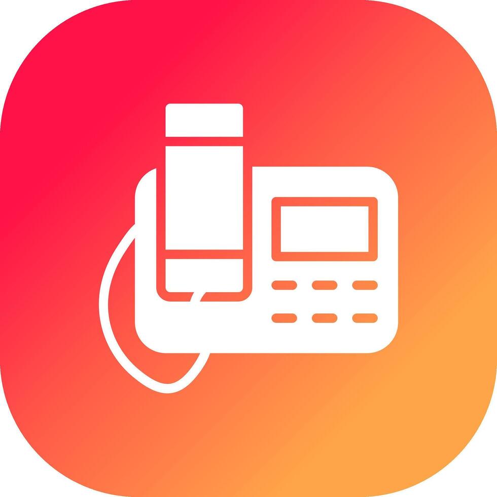 Telephone Creative Icon Design vector