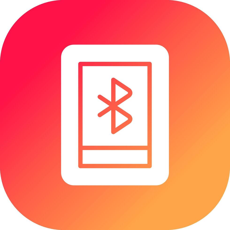 Bluetooth Creative Icon Design vector