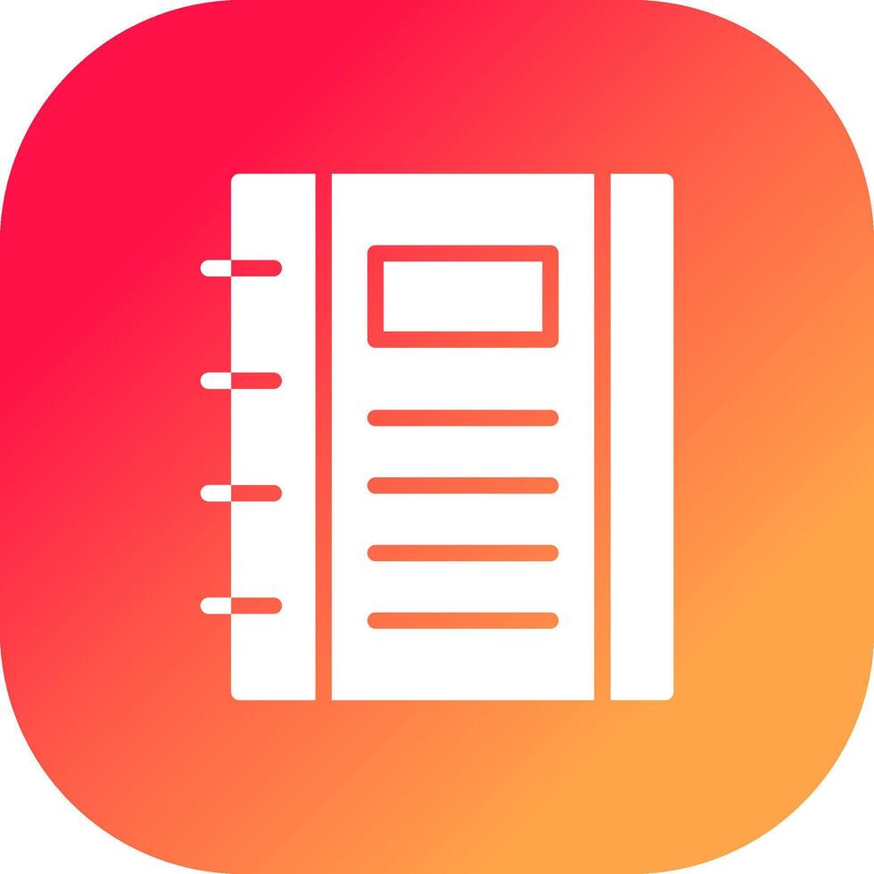 Notebook Creative Icon Design vector