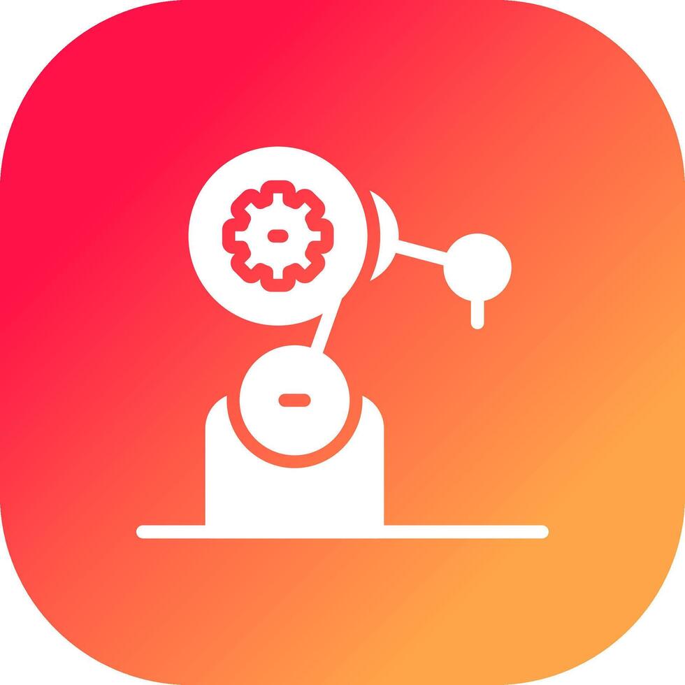 Machines Maintenance Creative Icon Design vector