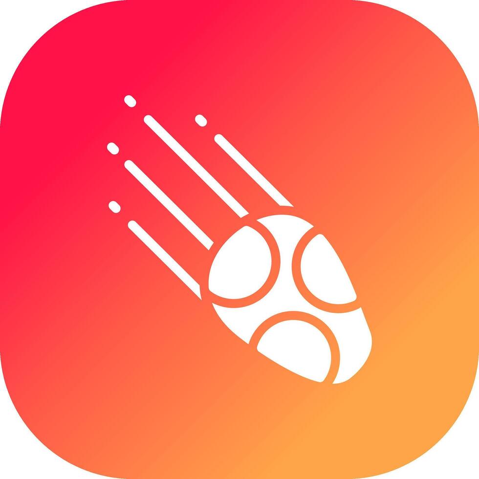 Comet Creative Icon Design vector