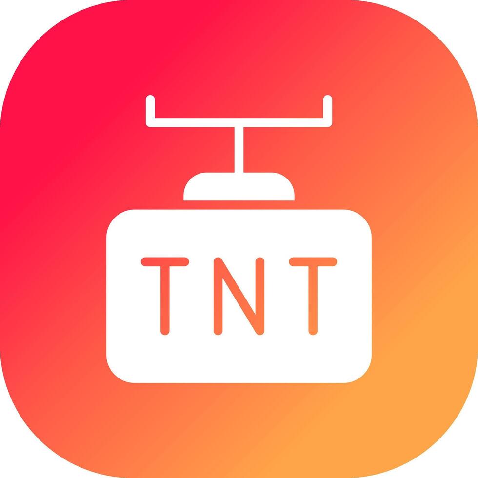 diseño de icono creativo tnt vector