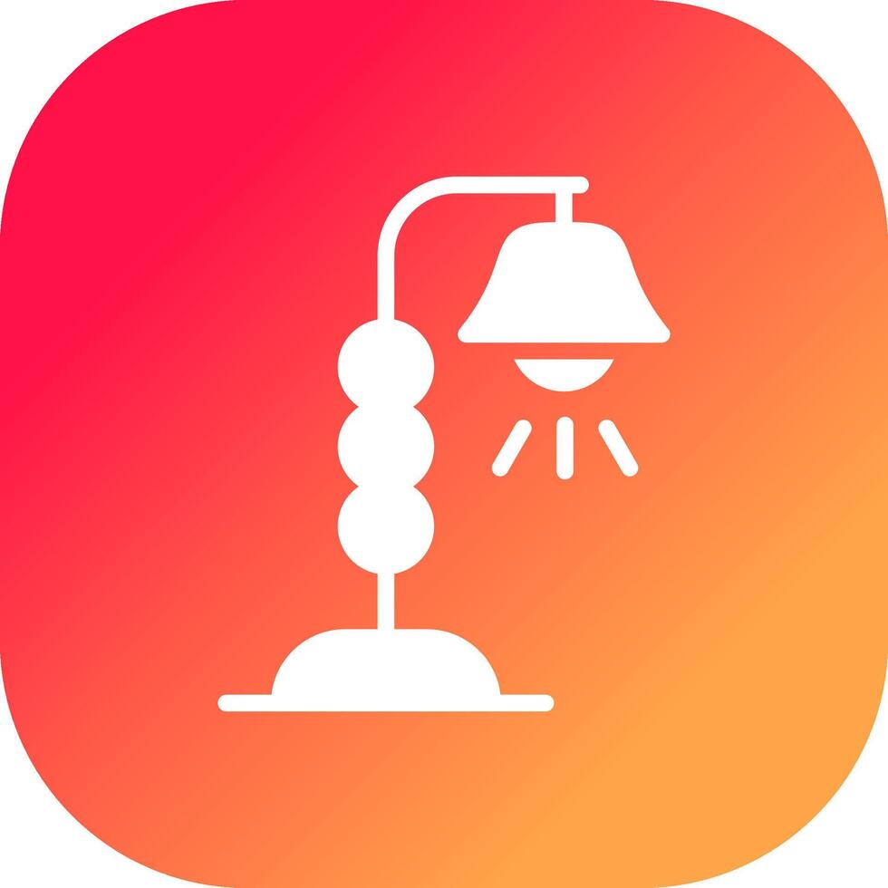 Street Lamp Creative Icon Design vector