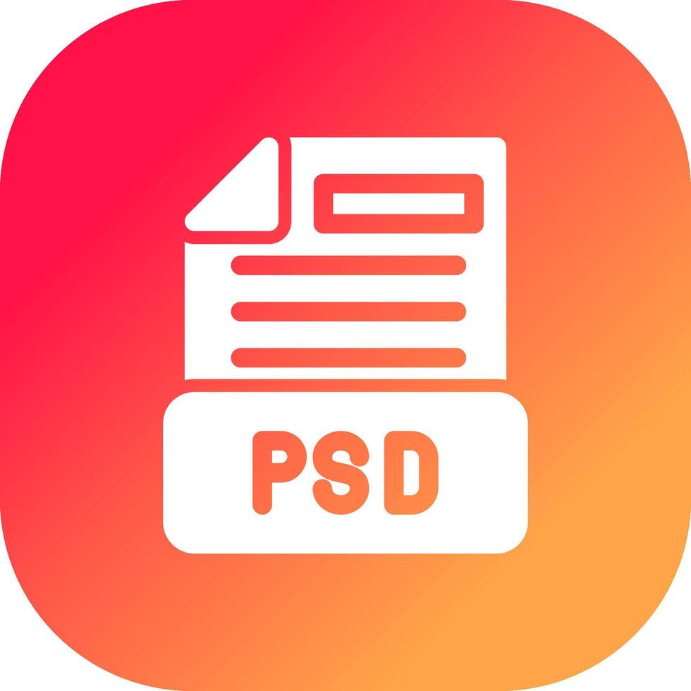 diseño de icono creativo de archivo psd vector