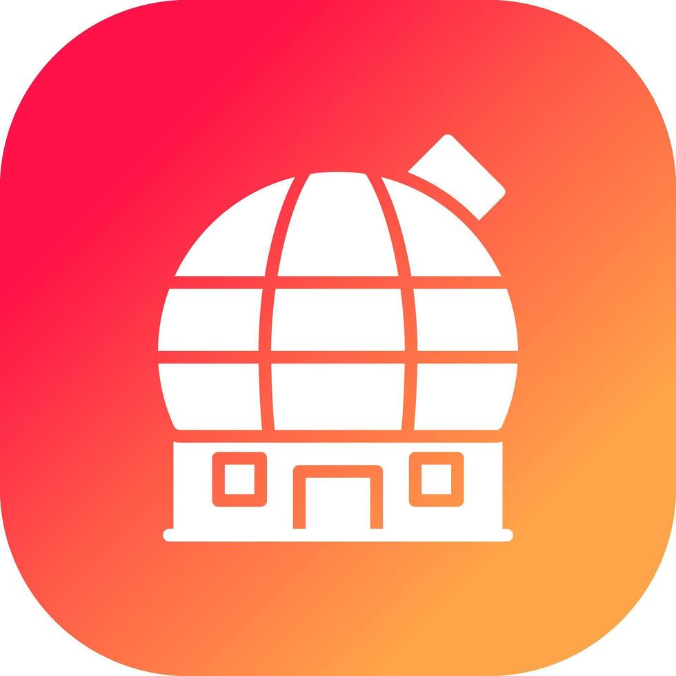 Observatory Creative Icon Design vector