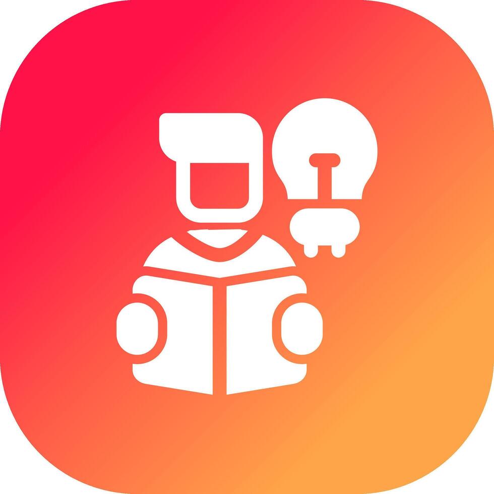 Self Learning Creative Icon Design vector