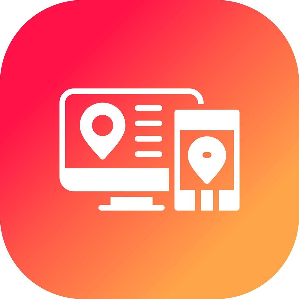 Multi Screen Marketing Creative Icon Design vector