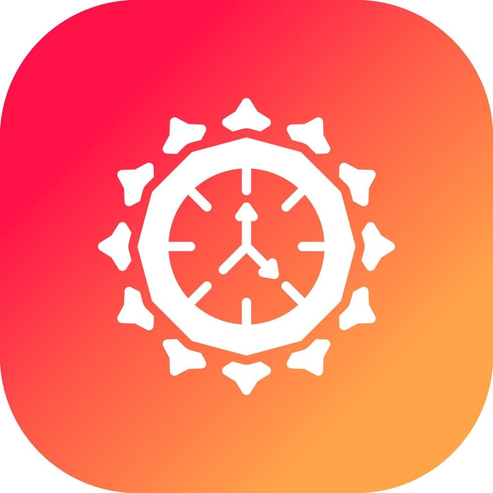 Glyph Dradient Corner Design vector