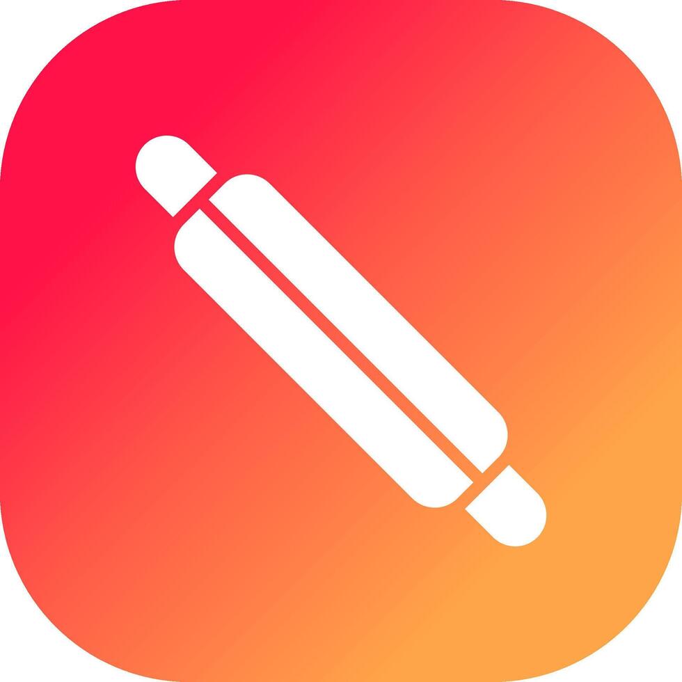 Rolling Pin Creative Icon Design vector