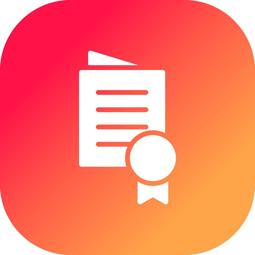 Certificate Creative Icon Design vector