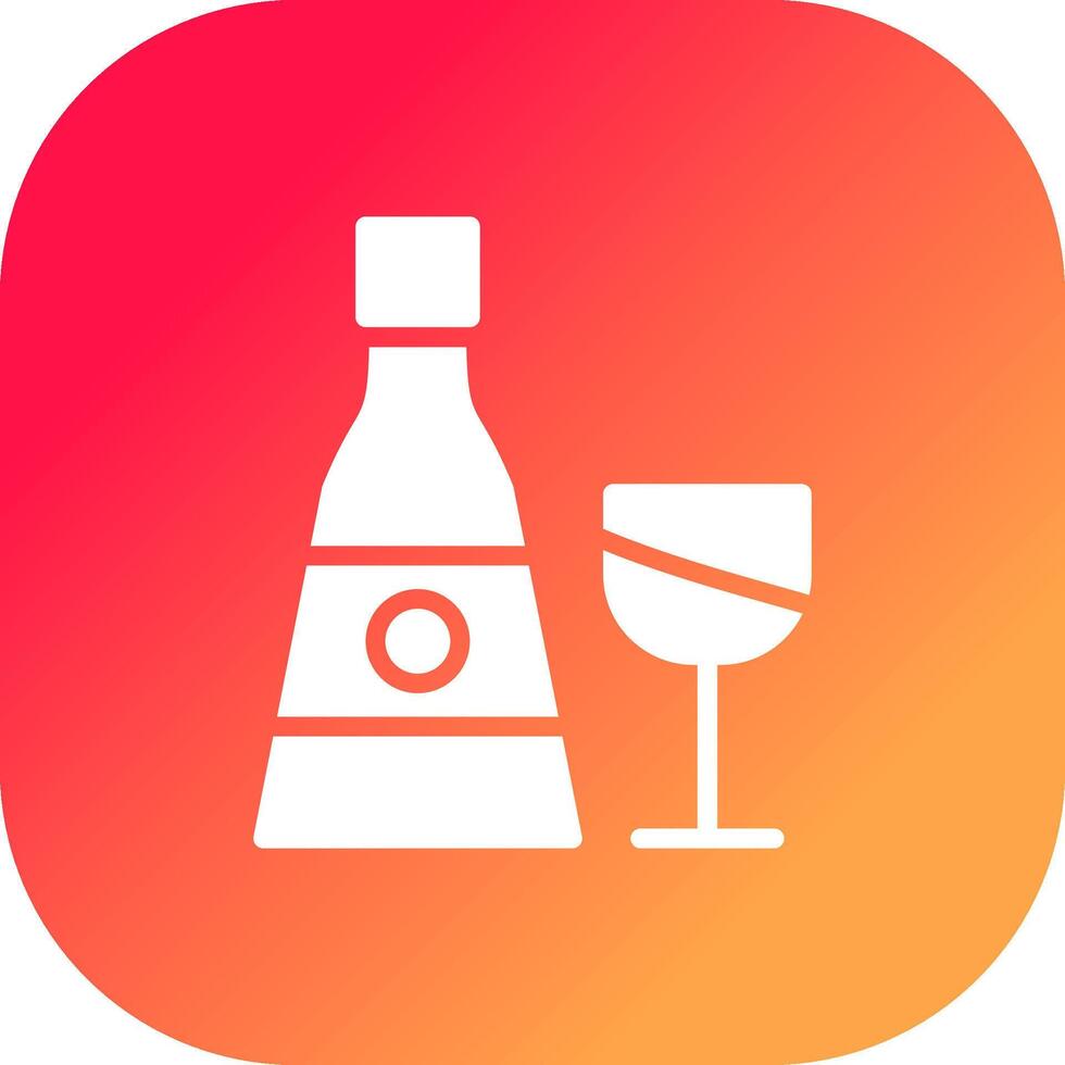 Champagne Creative Icon Design vector