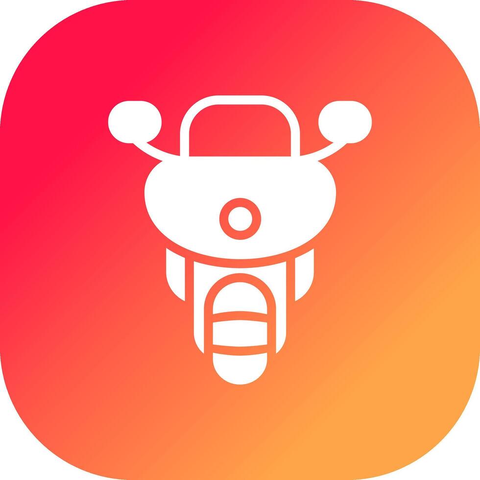 Motorbike Creative Icon Design vector