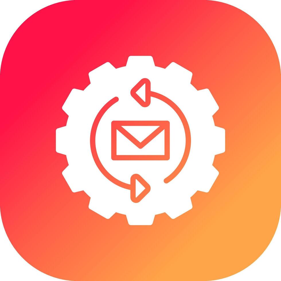 Marketing Automation Creative Icon Design vector
