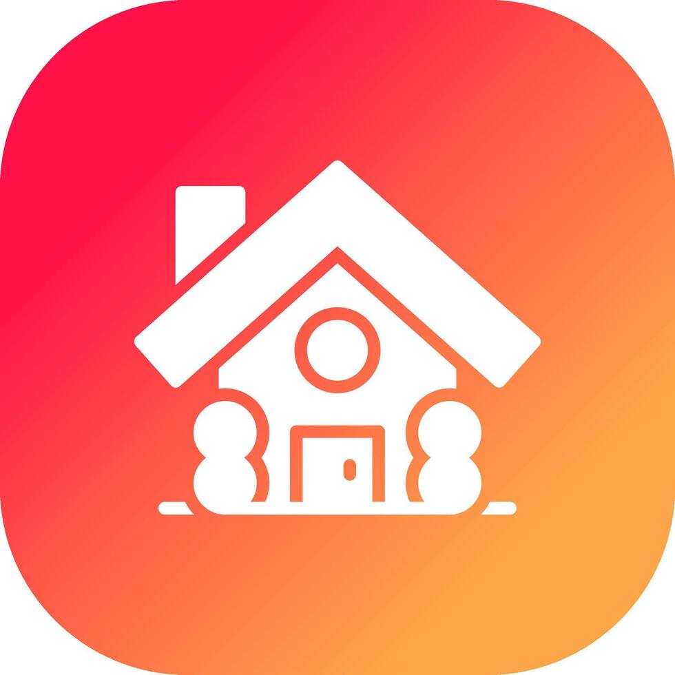 Cabin Creative Icon Design vector
