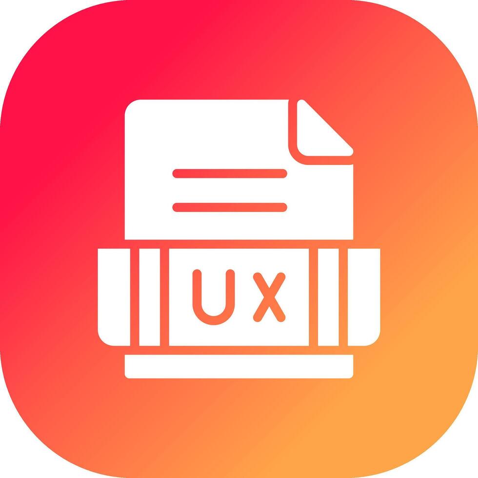 Ux Format Creative Icon Design vector