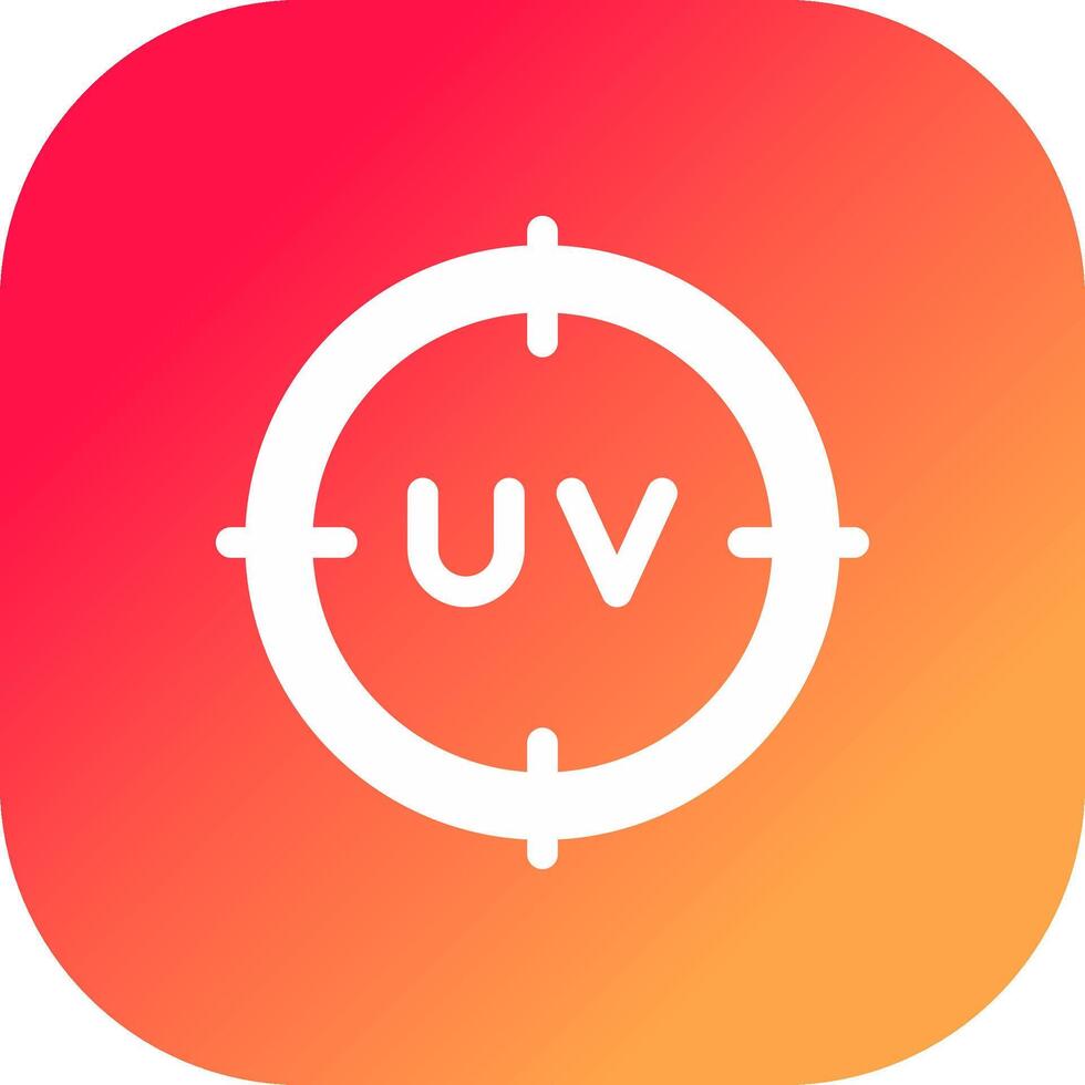 Uv Creative Icon Design vector