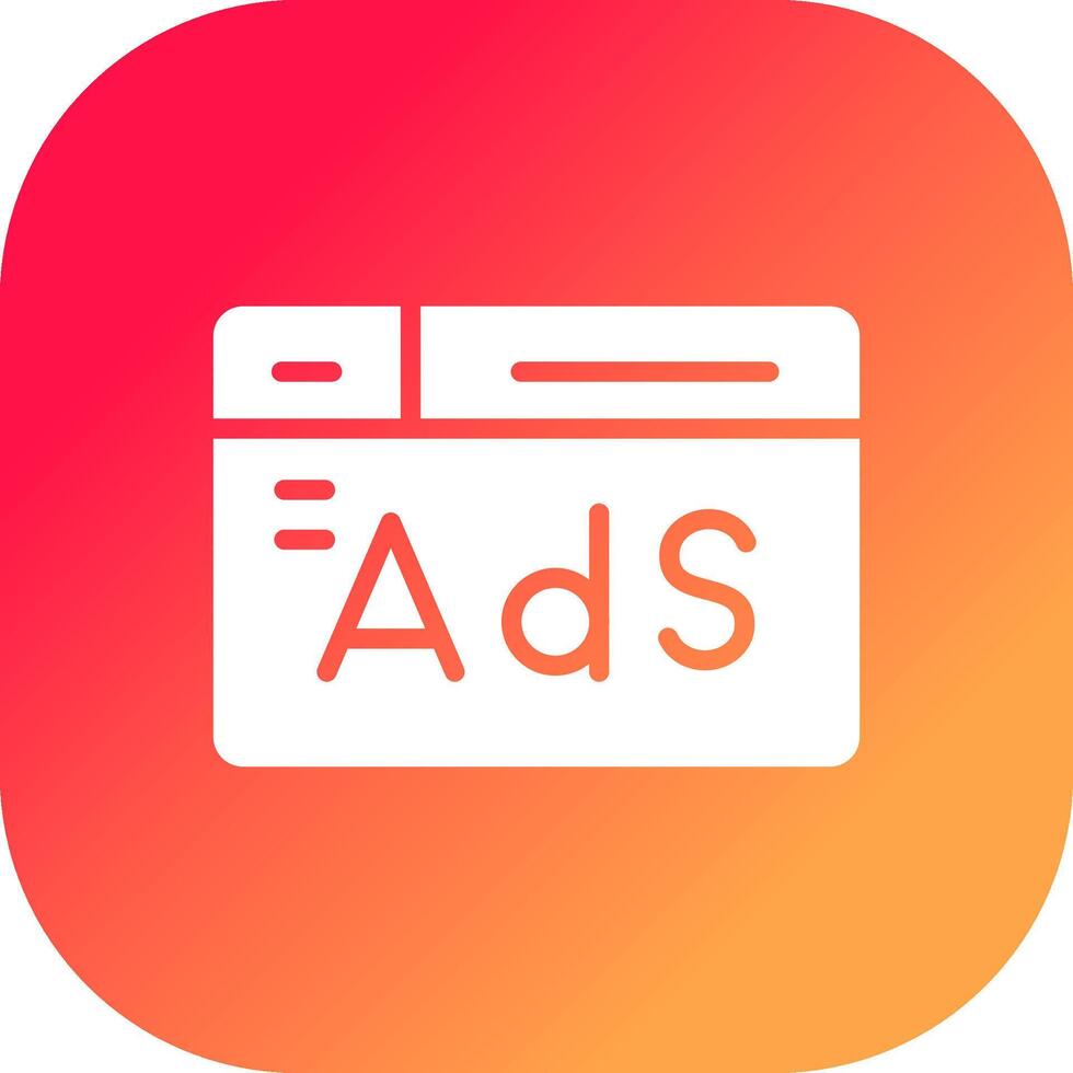 Advertising Creative Icon Design vector