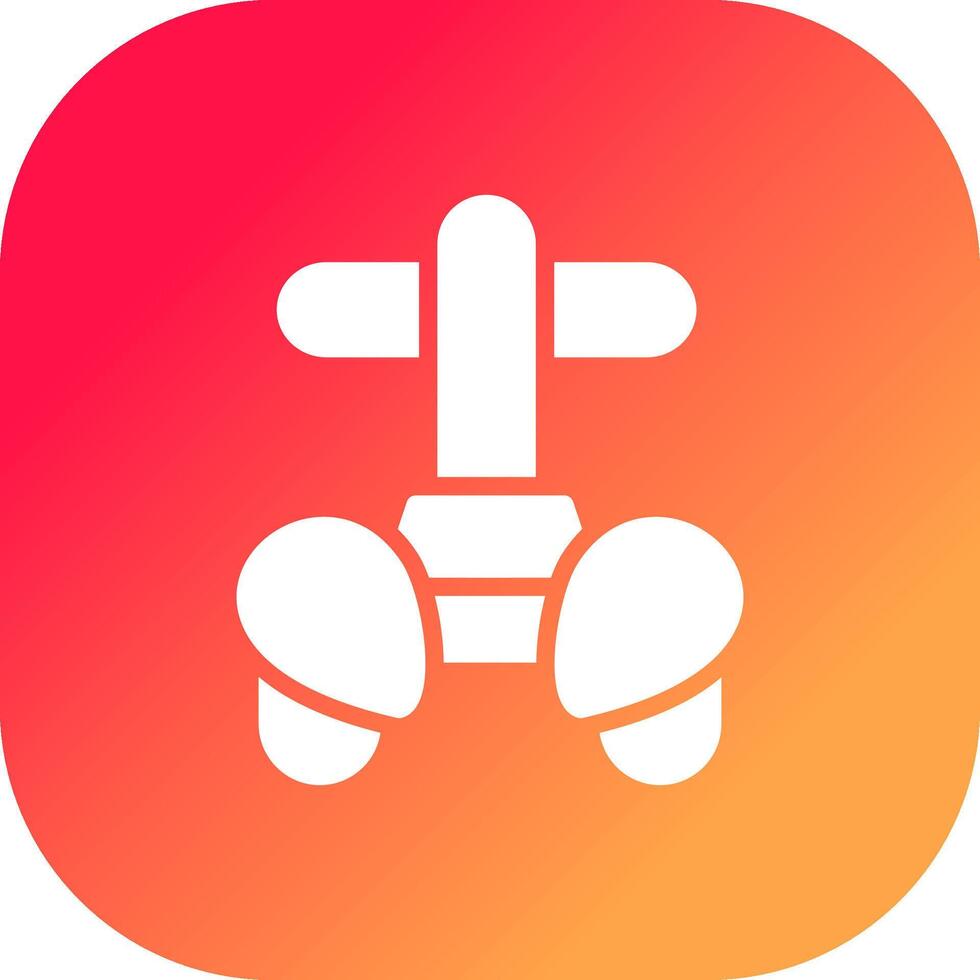 Police Segway Creative Icon Design vector