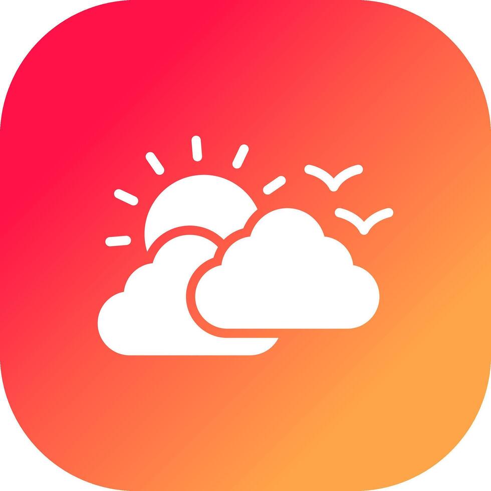 Good Weather Creative Icon Design vector