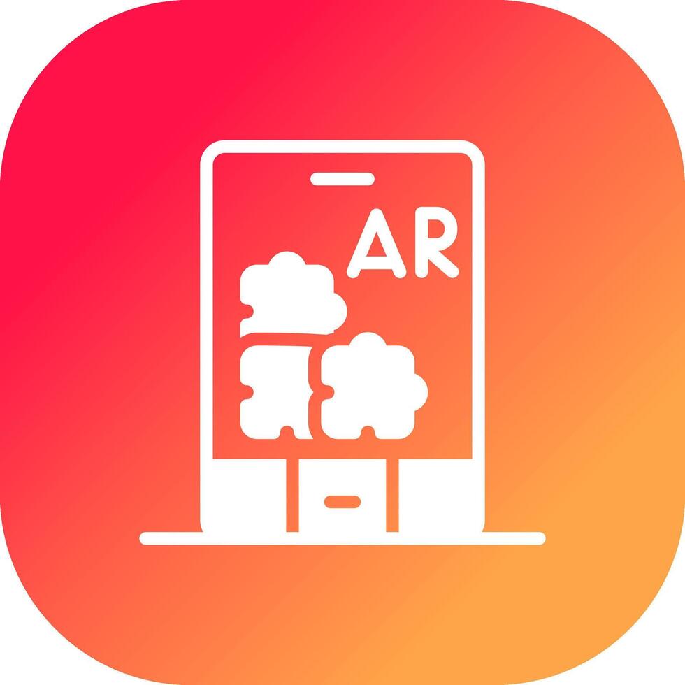 Ar Puzzle Creative Icon Design vector