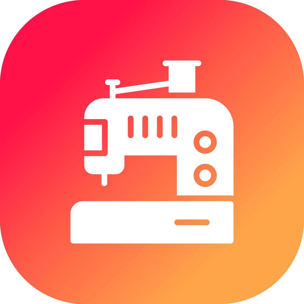 Sewing Machine Creative Icon Design vector