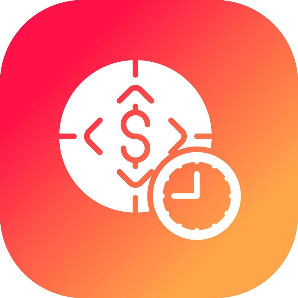 Goal Expiry Creative Icon Design vector