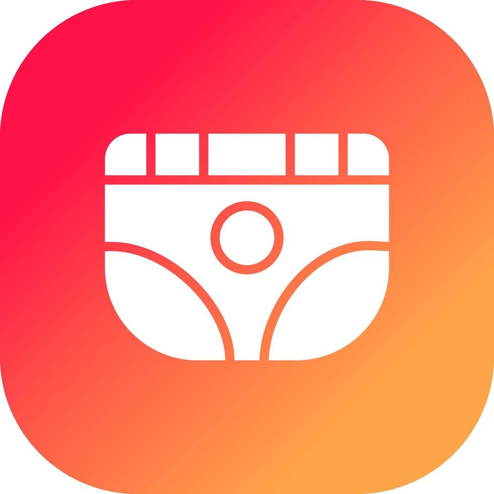 Diaper Creative Icon Design vector