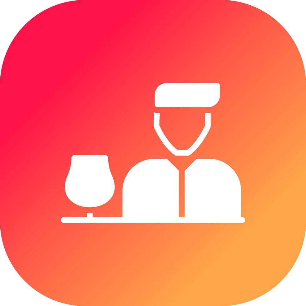 Bartender Creative Icon Design vector
