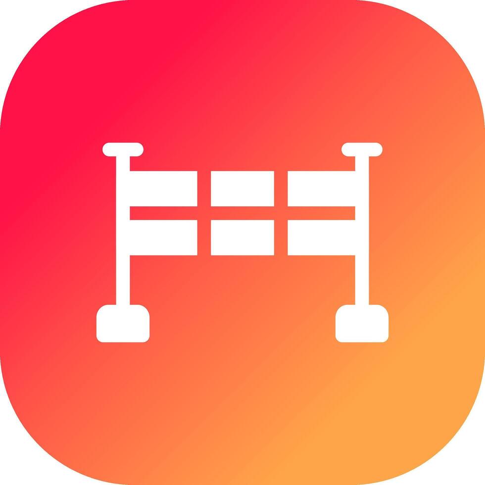 Finish Line Creative Icon Design vector