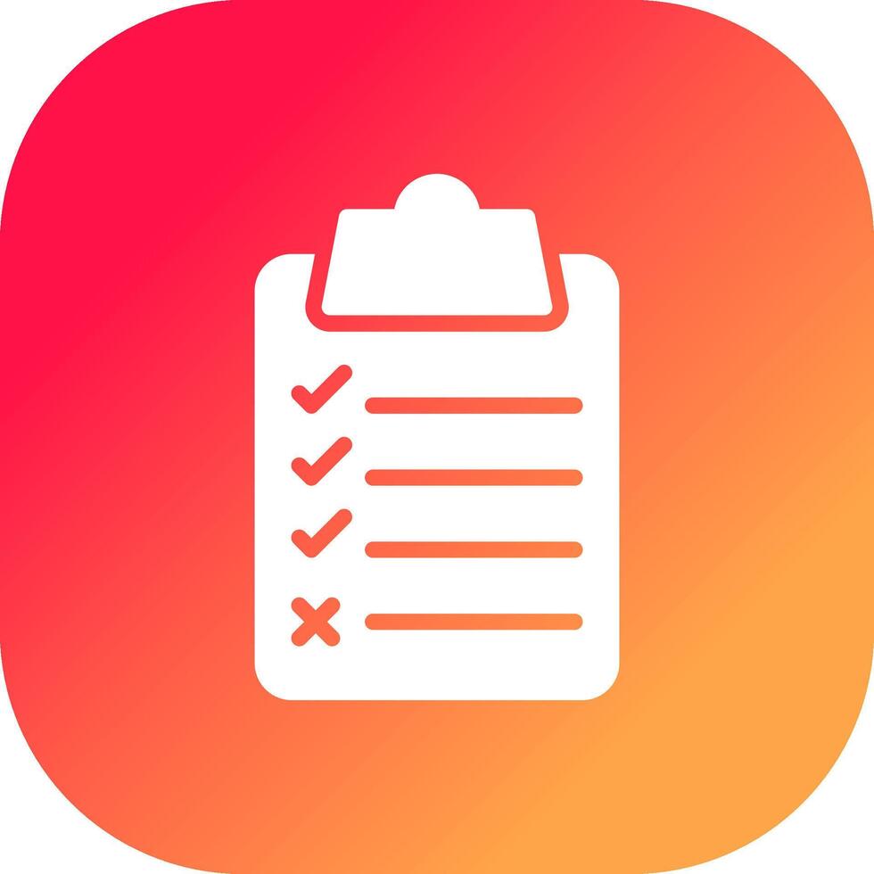 Checklist Creative Icon Design vector