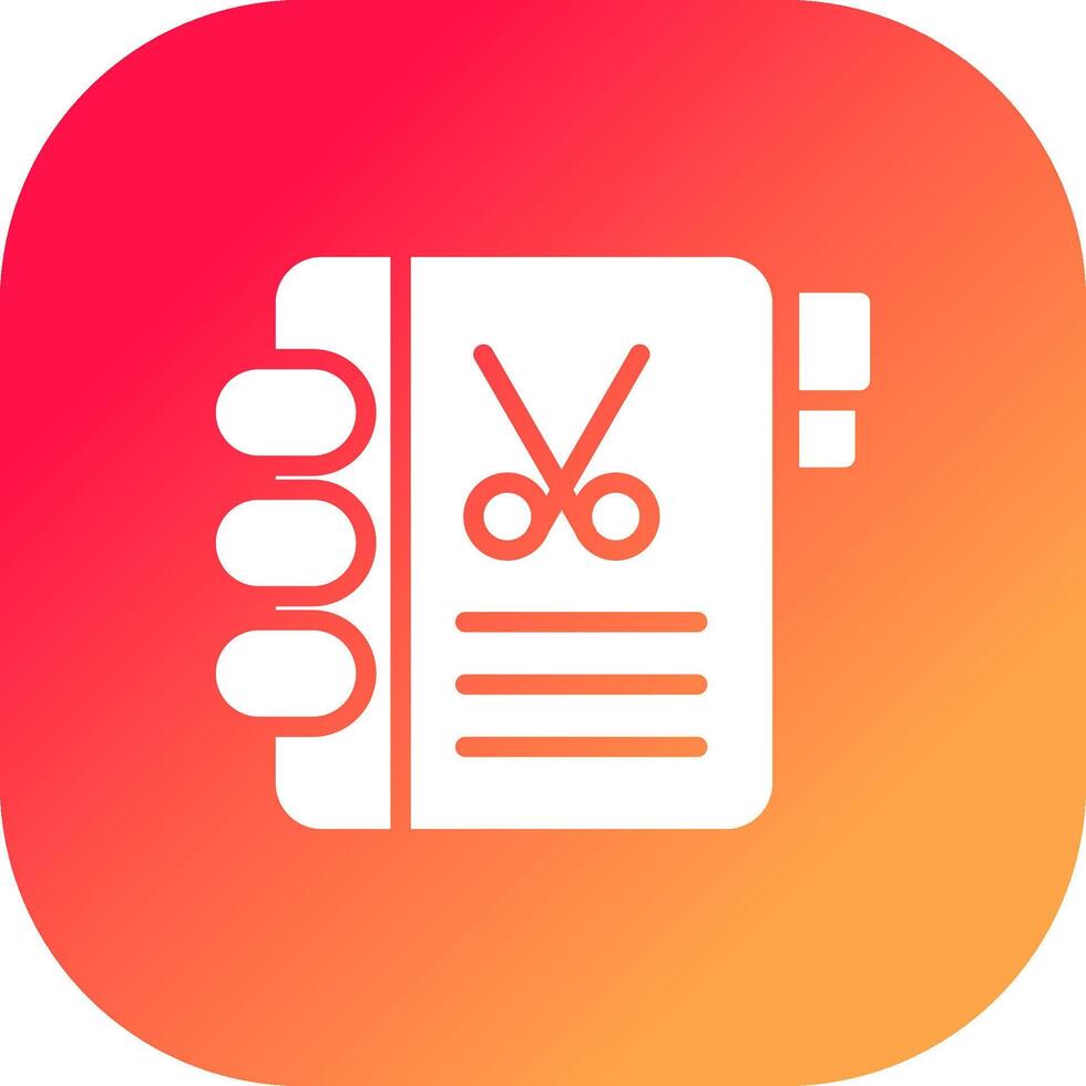 diseño de icono creativo de agenda vector