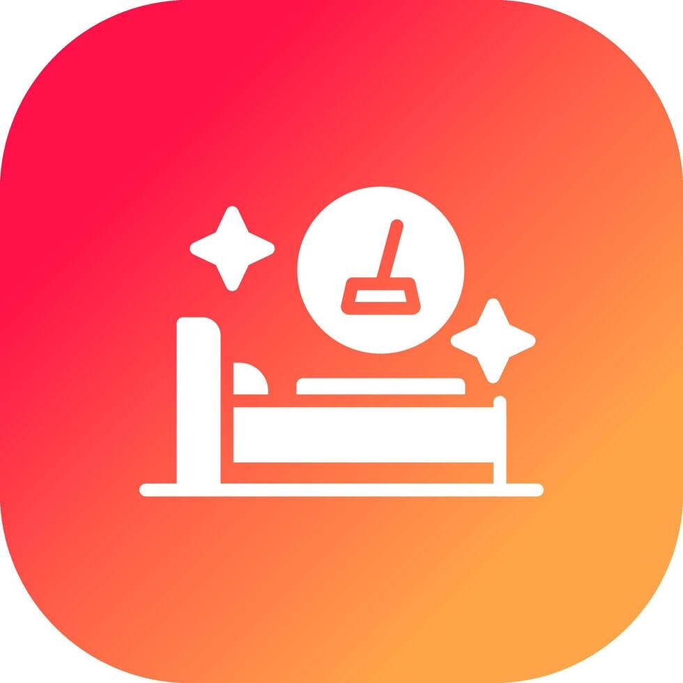 Airbnb Cleaning Creative Icon Design vector