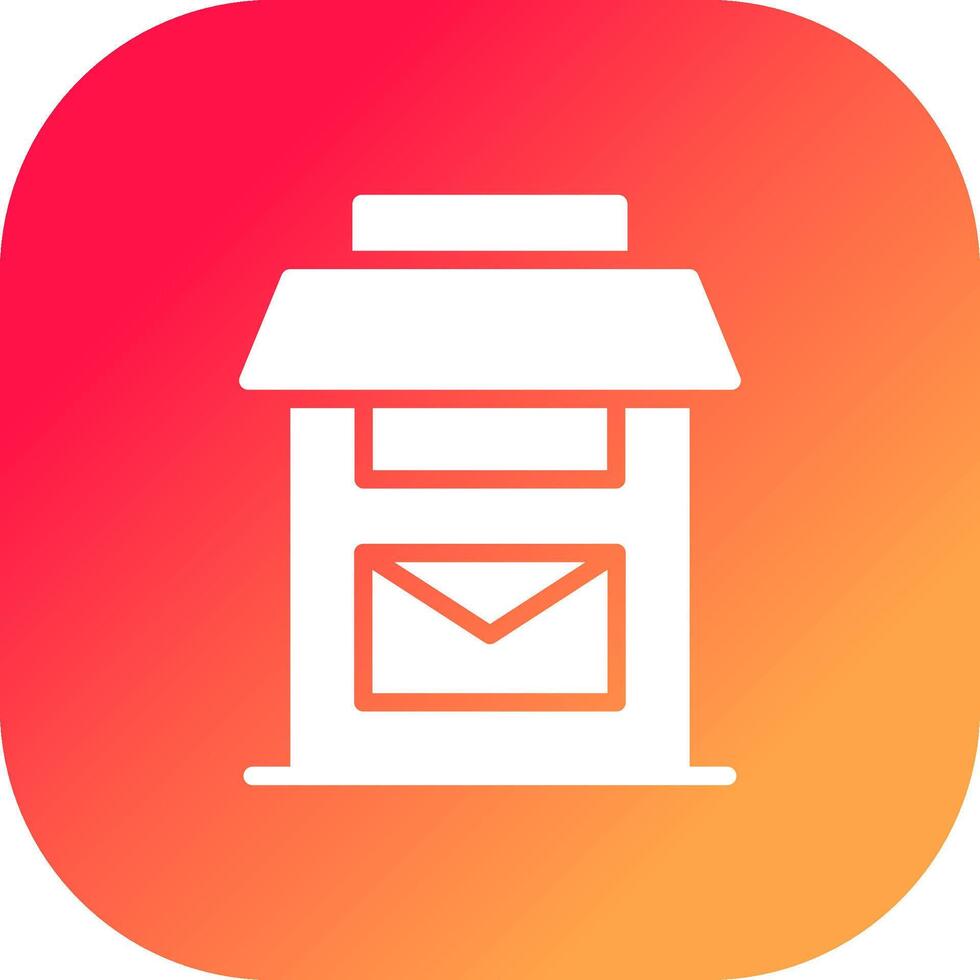 Postbox Creative Icon Design vector