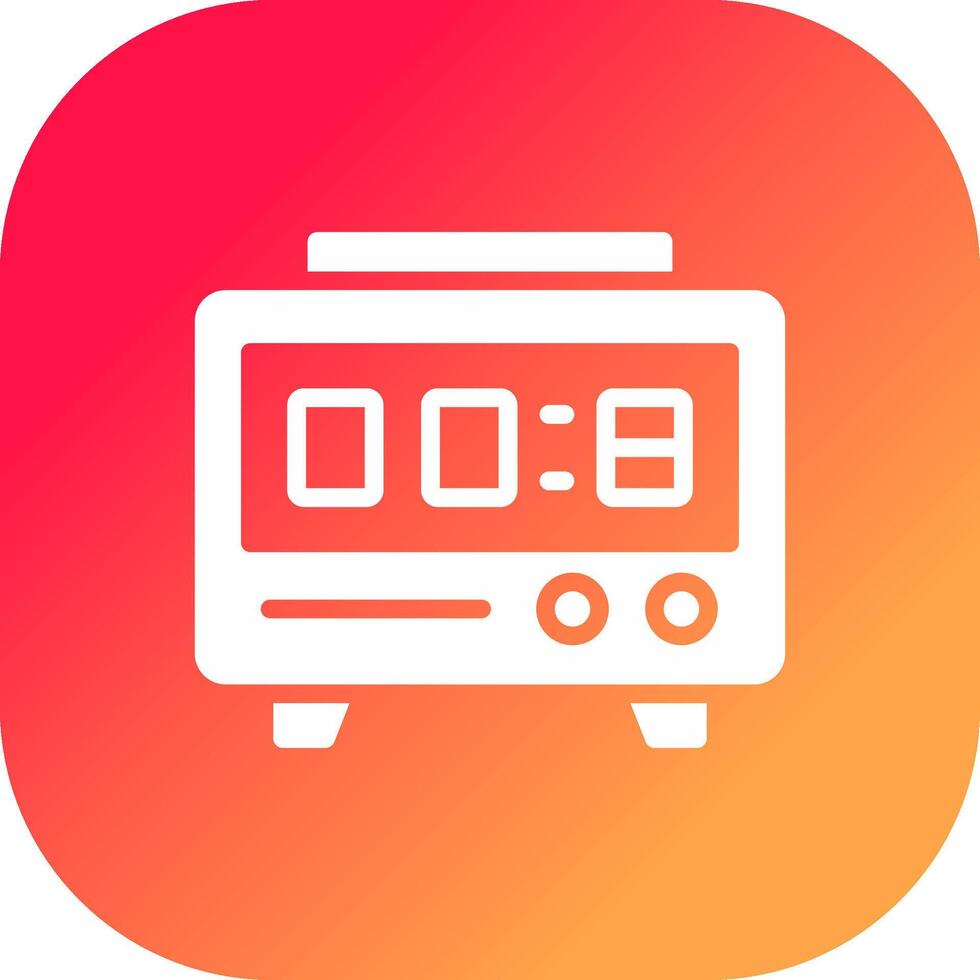 Digital Stopwatch Creative Icon Design vector