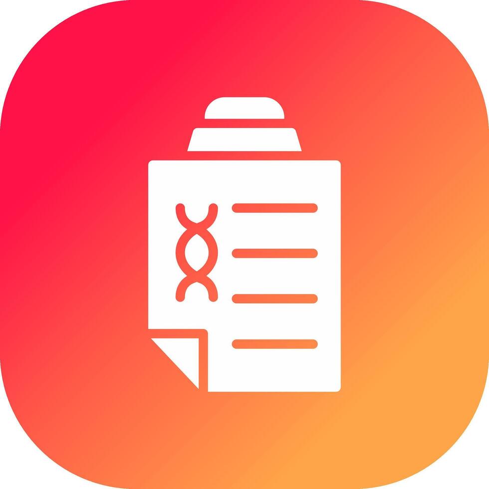 DNA Test Creative Icon Design vector