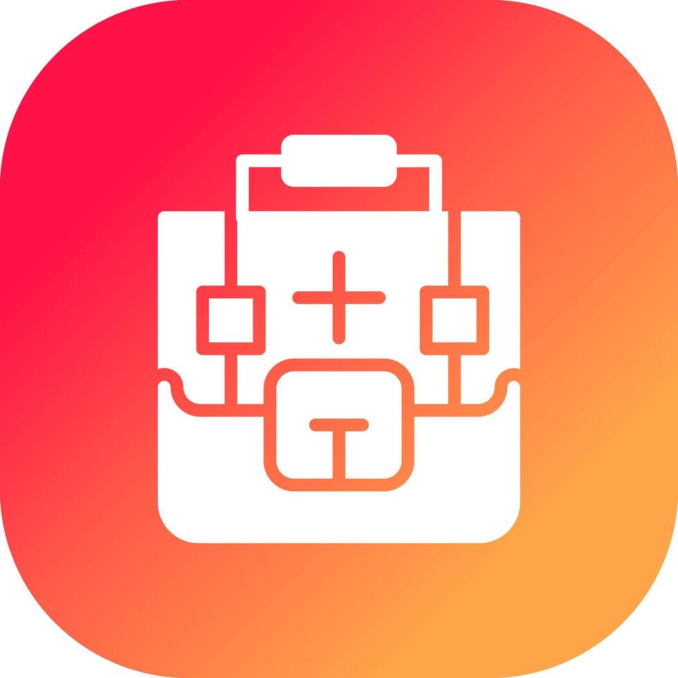 First Aid Kit Creative Icon Design vector