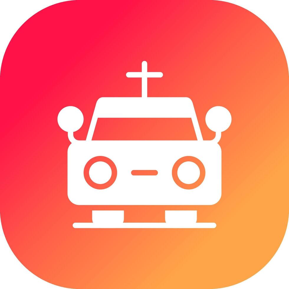 Hearse Creative Icon Design vector