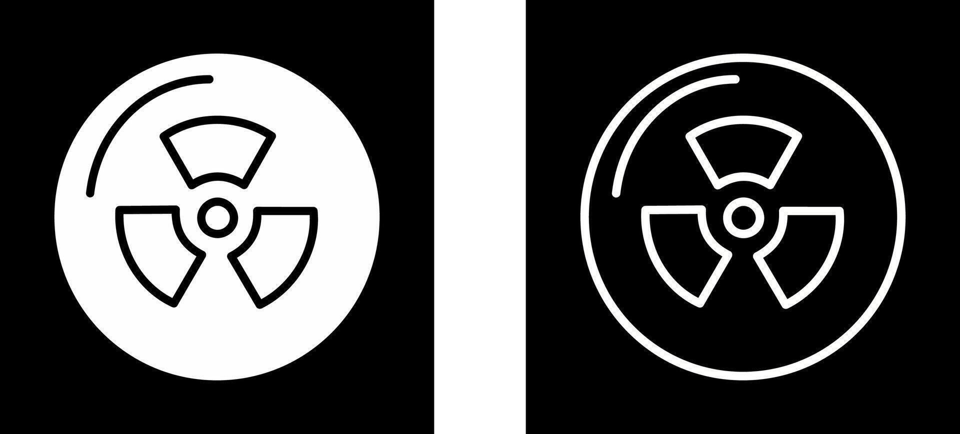 Radiation Vector Icon