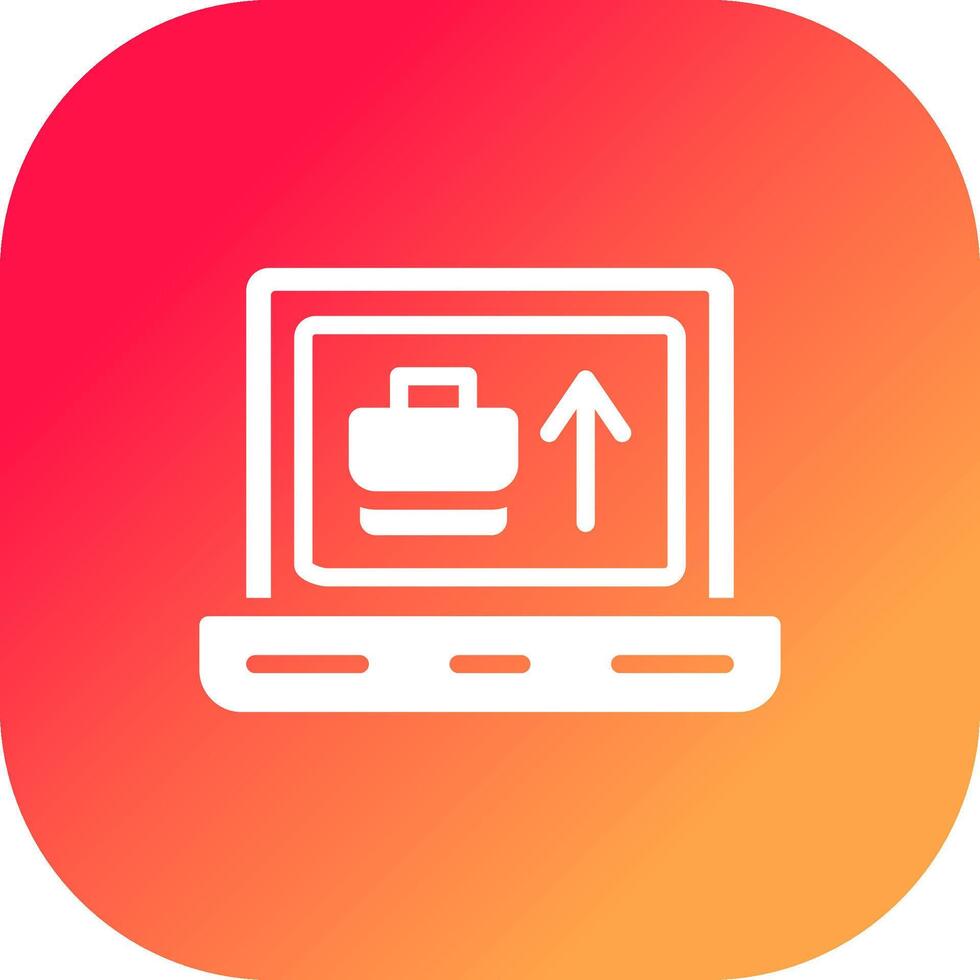 Job Promotion Creative Icon Design vector