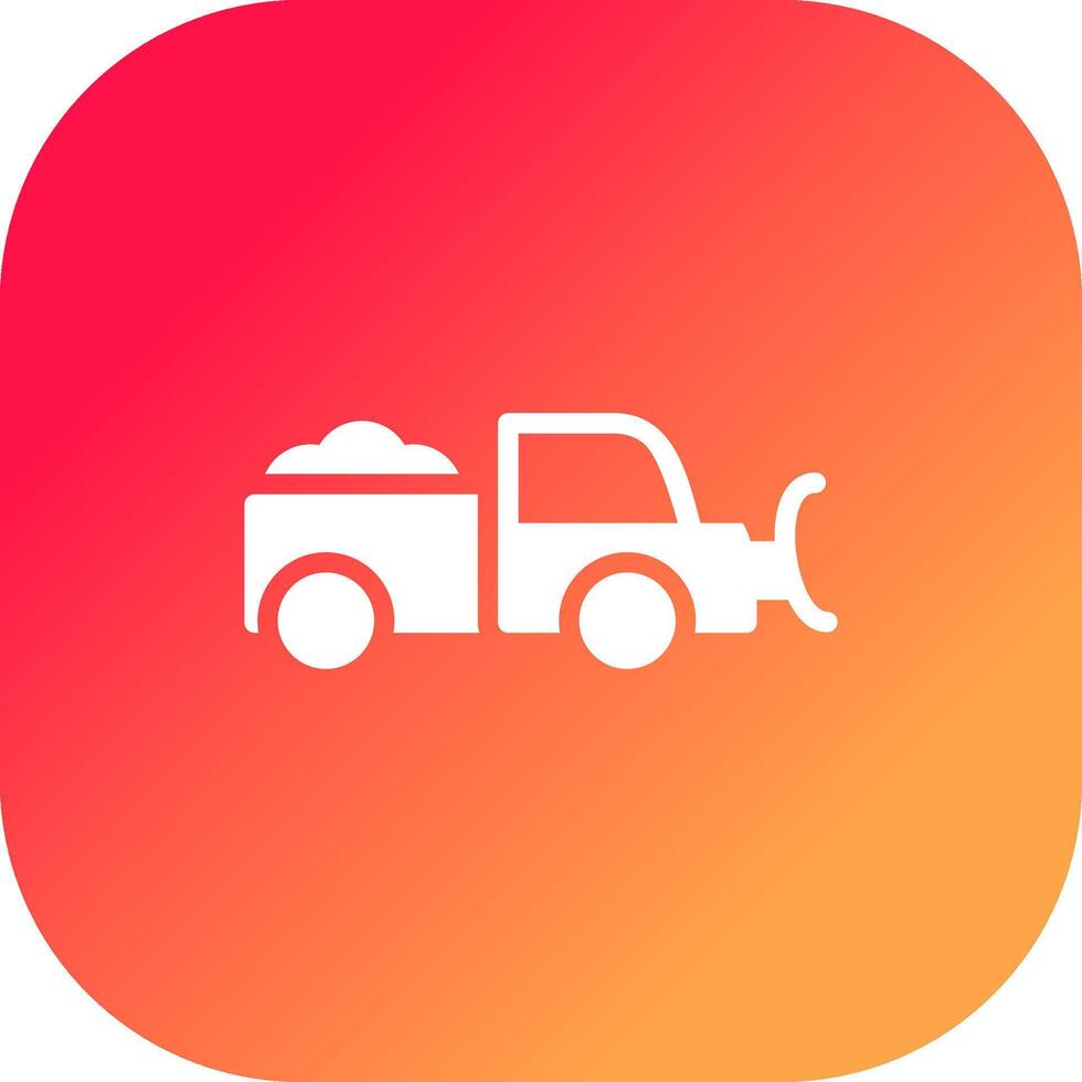 Snowplow Creative Icon Design vector