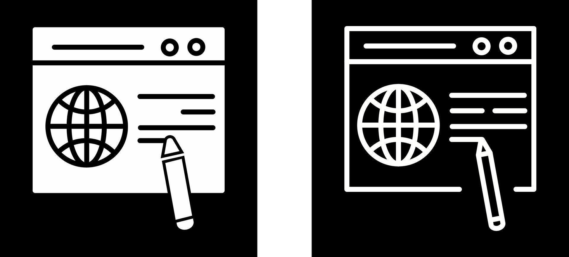 Website Design Vector Icon
