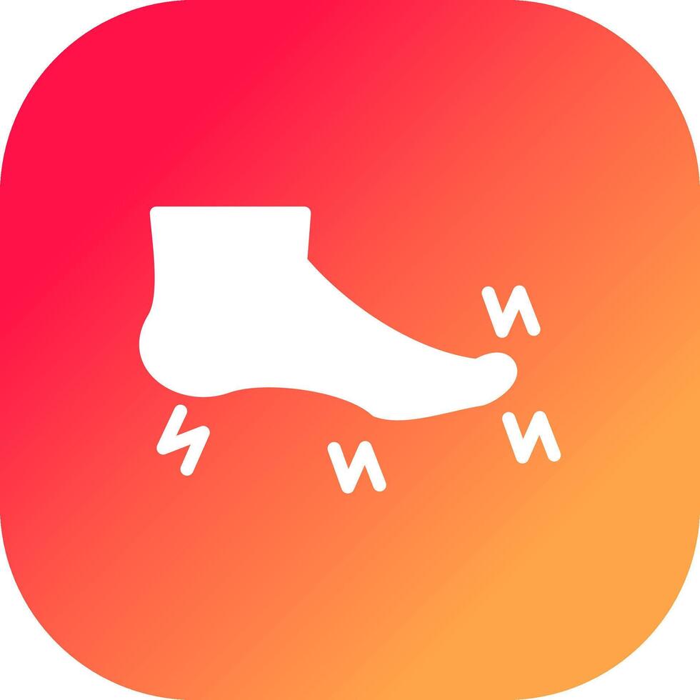 Foot Creative Icon Design vector