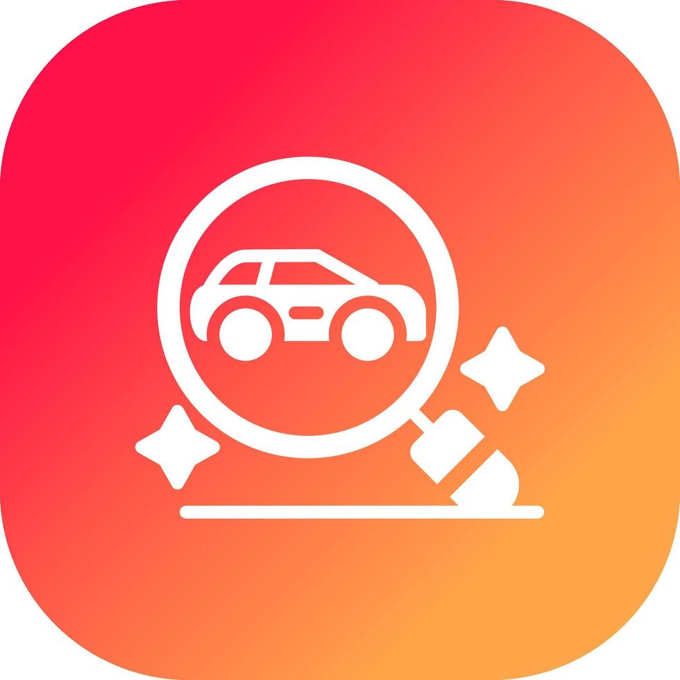 Car Finder Creative Icon Design vector