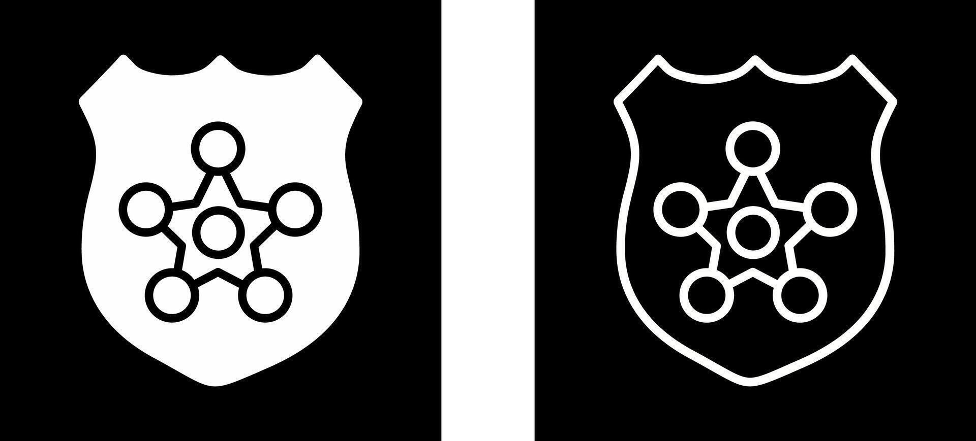 Police Badge Vector Icon