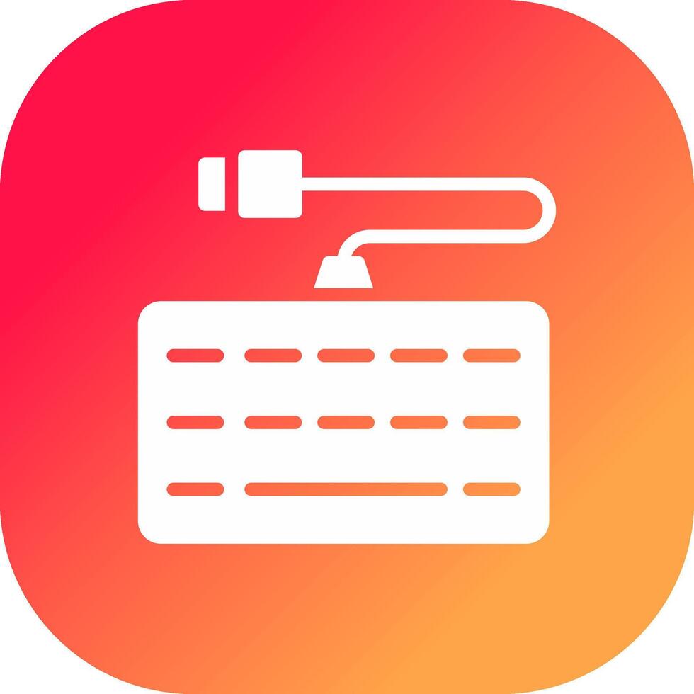 Glyph Dradient Corner Design vector
