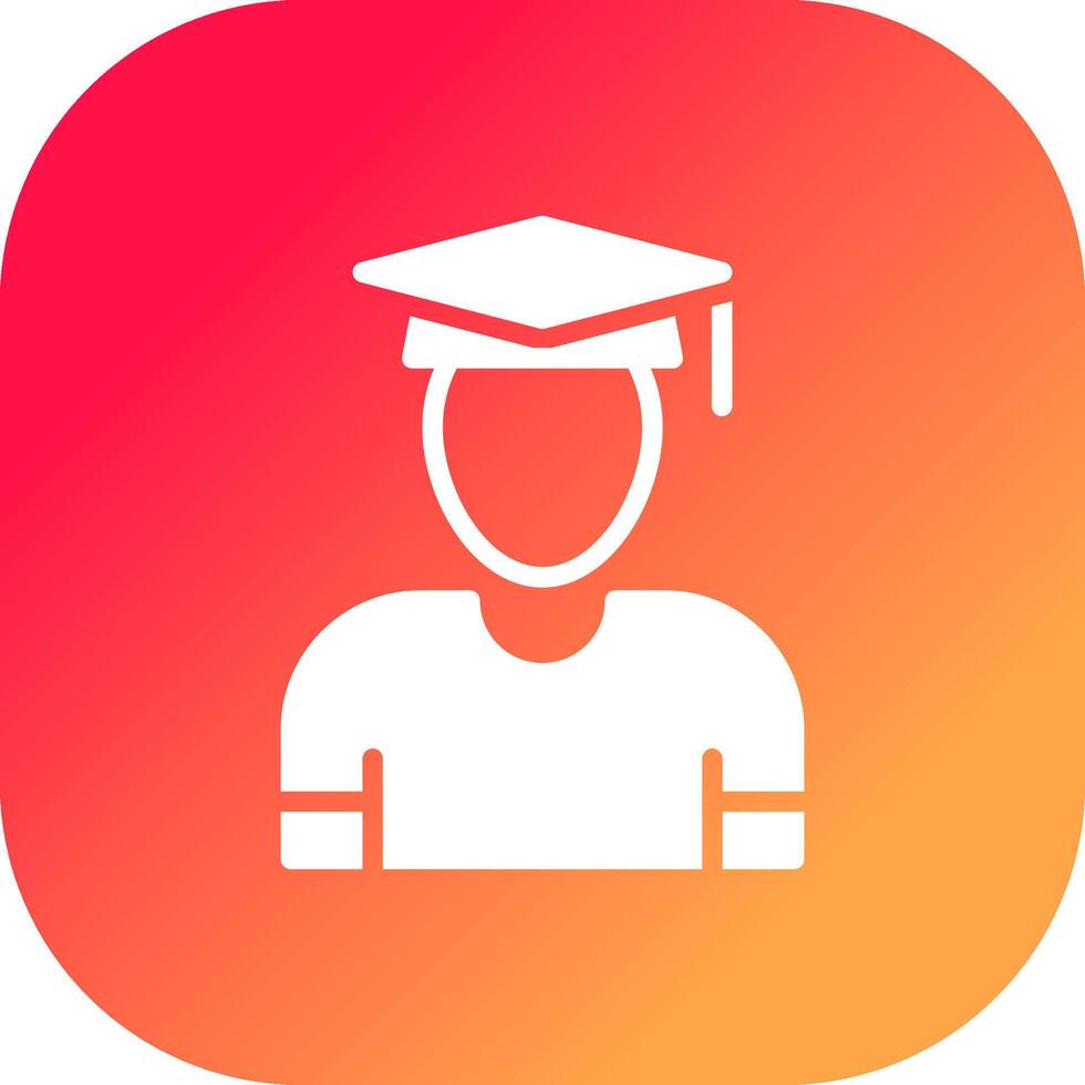 diseño de icono creativo graduado vector