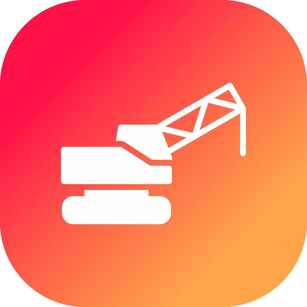 Crane Creative Icon Design vector