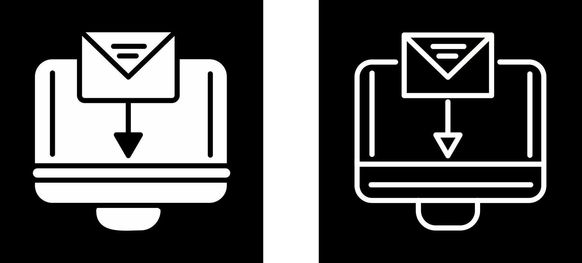 Mail Upload Vector Icon