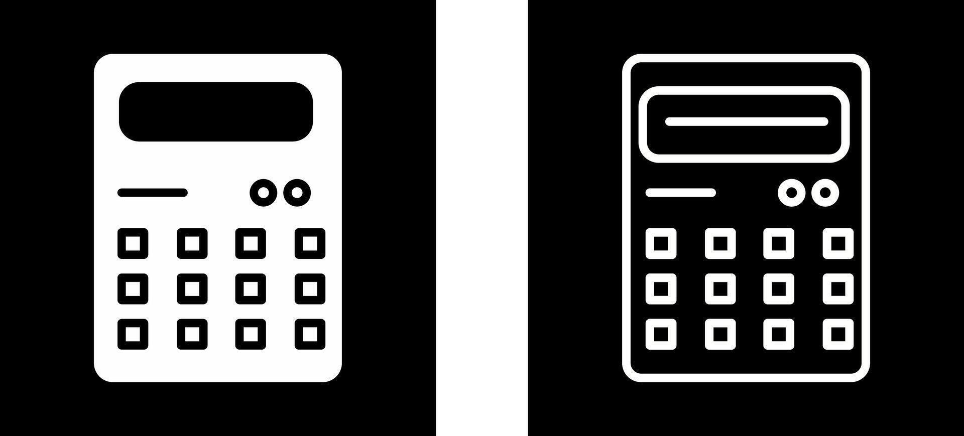 icono de vector de calculadora